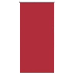 vidaXL Verdunkelungsrollo Rot 80x130 cm Stoffbreite 75,7 cm Polyester
