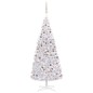 Künstlicher Weihnachtsbaum mit LEDs & Kugeln 400 cm Weiß Künstlicher Weihnachtsbaum mit LEDs & Kugeln 400 cm Weiß