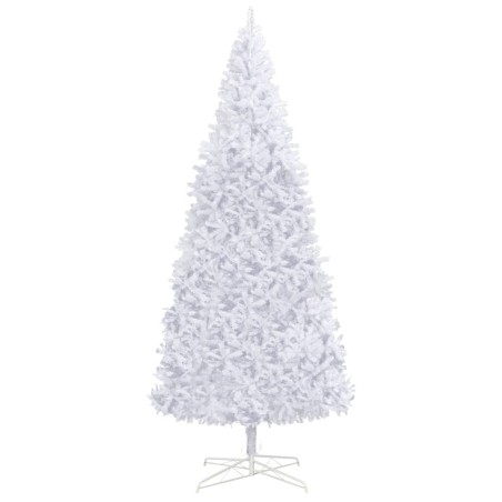 Künstlicher Weihnachtsbaum mit LEDs & Kugeln 400 cm Weiß