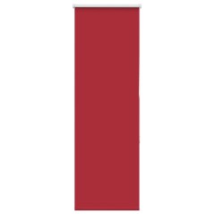 vidaXL Verdunkelungsrollo Rot 55x175 cm Stoffbreite 50,7 cm Polyester