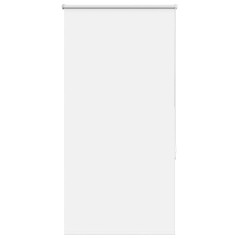 vidaXL Verdunkelungsrollo Weiß 85x130cm Stoffbreite 80,7 cm Polyester