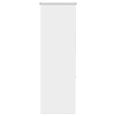 vidaXL Verdunkelungsrollo Weiß 50x130cm Stoffbreite 45,7 cm Polyester