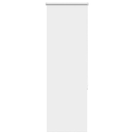 vidaXL Verdunkelungsrollo Weiß 50x130cm Stoffbreite 45,7 cm Polyester