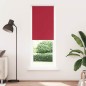 vidaXL Verdunkelungsrollo Rot 85x230 cm Stoffbreite 80,7 cm Polyester vidaXL Verdunkelungsrollo Rot 85x230 cm Stoffbreite 80,7 cm Polyester