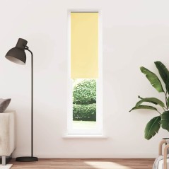 vidaXL Verdunkelungsrollo Gelb 40x210 cm Stoffbreite 35,7 cm Polyester