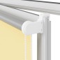 vidaXL Verdunkelungsrollo Gelb 145x210cm Stoffbreite 141,6cm Polyester vidaXL Verdunkelungsrollo Gelb 145x210cm Stoffbreite 141,6cm Polyester