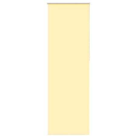 vidaXL Verdunkelungsrollo Gelb 80x210 cm Stoffbreite 75,7 cm Polyester
