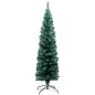 Künstlicher Weihnachtsbaum Schlank mit LEDs & Kugeln Grün 120cm Künstlicher Weihnachtsbaum Schlank mit LEDs & Kugeln Grün 120cm