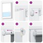 vidaXL Verdunkelungsrollo Gelb 115x175cm Stoffbreite 110,7cm Polyester vidaXL Verdunkelungsrollo Gelb 115x175cm Stoffbreite 110,7cm Polyester