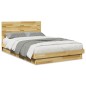 vidaXL Massivholzbett mit Kopfteil ohne Matratze 120x190 cm Eichenholz vidaXL Massivholzbett mit Kopfteil ohne Matratze 120x190 cm Eichenholz
