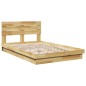 vidaXL Massivholzbett mit Kopfteil ohne Matratze 120x190 cm Eichenholz vidaXL Massivholzbett mit Kopfteil ohne Matratze 120x190 cm Eichenholz
