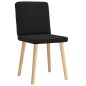 vidaXL Esszimmerstühle 2 Stk. Schwarz Stoff vidaXL Esszimmerstühle 2 Stk. Schwarz Stoff