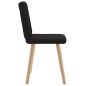 vidaXL Esszimmerstühle 2 Stk. Schwarz Stoff vidaXL Esszimmerstühle 2 Stk. Schwarz Stoff