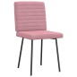 vidaXL Esszimmerstühle 4 Stk. Rosa Samt vidaXL Esszimmerstühle 4 Stk. Rosa Samt