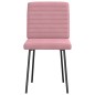 vidaXL Esszimmerstühle 4 Stk. Rosa Samt vidaXL Esszimmerstühle 4 Stk. Rosa Samt