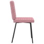 vidaXL Esszimmerstühle 4 Stk. Rosa Samt vidaXL Esszimmerstühle 4 Stk. Rosa Samt