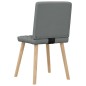 vidaXL Esszimmerstühle 4 Stk. Dunkelgrau Stoff vidaXL Esszimmerstühle 4 Stk. Dunkelgrau Stoff