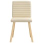 vidaXL Esszimmerstühle 4 Stk. Creme Stoff vidaXL Esszimmerstühle 4 Stk. Creme Stoff