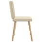 vidaXL Esszimmerstühle 4 Stk. Creme Stoff vidaXL Esszimmerstühle 4 Stk. Creme Stoff