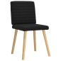 vidaXL Esszimmerstühle 4 Stk. Schwarz Stoff vidaXL Esszimmerstühle 4 Stk. Schwarz Stoff