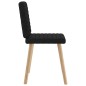 vidaXL Esszimmerstühle 4 Stk. Schwarz Stoff vidaXL Esszimmerstühle 4 Stk. Schwarz Stoff