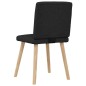 vidaXL Esszimmerstühle 4 Stk. Schwarz Stoff vidaXL Esszimmerstühle 4 Stk. Schwarz Stoff