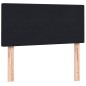 vidaXL Boxspringbett mit Matratze Schwarz 90x210 cm Samt vidaXL Boxspringbett mit Matratze Schwarz 90x210 cm Samt