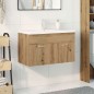vidaXL Waschbeckenunterschrank mit Einbaubecken und Wasserhahn vidaXL Waschbeckenunterschrank mit Einbaubecken und Wasserhahn