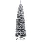 Weihnachtsbaum Schlank Beschneit mit LEDs & Kugeln Grün 120 cm Weihnachtsbaum Schlank Beschneit mit LEDs & Kugeln Grün 120 cm
