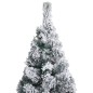 Weihnachtsbaum Schlank Beschneit mit LEDs & Kugeln Grün 120 cm Weihnachtsbaum Schlank Beschneit mit LEDs & Kugeln Grün 120 cm