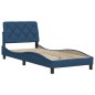 vidaXL Bettgestell ohne Matratze Blau 80x200 cm Stoff vidaXL Bettgestell ohne Matratze Blau 80x200 cm Stoff
