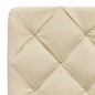 vidaXL Bettgestell ohne Matratze Creme 90x200 cm Stoff vidaXL Bettgestell ohne Matratze Creme 90x200 cm Stoff