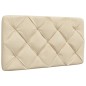 vidaXL Bettgestell ohne Matratze Creme 90x190 cm Stoff vidaXL Bettgestell ohne Matratze Creme 90x190 cm Stoff