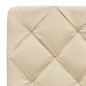 vidaXL Bettgestell ohne Matratze Creme 90x190 cm Stoff vidaXL Bettgestell ohne Matratze Creme 90x190 cm Stoff
