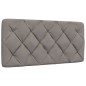 vidaXL Bettgestell ohne Matratze Taupe 100x200 cm Stoff vidaXL Bettgestell ohne Matratze Taupe 100x200 cm Stoff