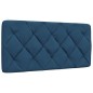 vidaXL Bettgestell ohne Matratze Blau 100x200 cm Stoff vidaXL Bettgestell ohne Matratze Blau 100x200 cm Stoff