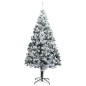 Künstlicher Weihnachtsbaum LEDs & Kugeln Beschneit Grün 300 cm Künstlicher Weihnachtsbaum LEDs & Kugeln Beschneit Grün 300 cm