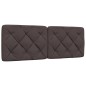 vidaXL Bettgestell ohne Matratze Dunkelbraun 120x200 cm Stoff vidaXL Bettgestell ohne Matratze Dunkelbraun 120x200 cm Stoff