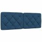 vidaXL Bettgestell ohne Matratze Blau 140x190 cm Stoff vidaXL Bettgestell ohne Matratze Blau 140x190 cm Stoff