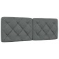 vidaXL Bettgestell ohne Matratze Dunkelgrau 140x200 cm Stoff vidaXL Bettgestell ohne Matratze Dunkelgrau 140x200 cm Stoff