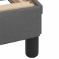 vidaXL Bettgestell ohne Matratze Dunkelgrau 140x200 cm Stoff vidaXL Bettgestell ohne Matratze Dunkelgrau 140x200 cm Stoff