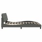 vidaXL Bettgestell ohne Matratze Dunkelgrau 180x200 cm Stoff vidaXL Bettgestell ohne Matratze Dunkelgrau 180x200 cm Stoff