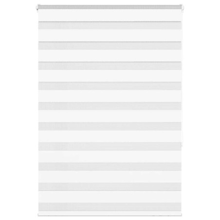 vidaXL Zebrarollo Weiß 105x150 cm Stoffbreite 100,9 cm Polyester