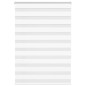vidaXL Zebrarollo Weiß 105x150 cm Stoffbreite 100,9 cm Polyester vidaXL Zebrarollo Weiß 105x150 cm Stoffbreite 100,9 cm Polyester