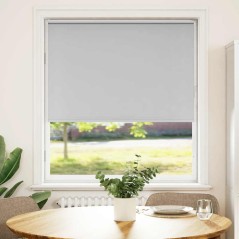 vidaXL Verdunkelungsrollo Hellgrau 95x175 cm Stoffbreite 90,7 cm