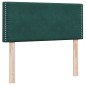 vidaXL Boxspringbett mit Matratze Dunkelgrün 90x210 cm Samt vidaXL Boxspringbett mit Matratze Dunkelgrün 90x210 cm Samt