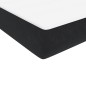 vidaXL Boxspringbett mit Matratze Schwarz 90x220 cm Samt vidaXL Boxspringbett mit Matratze Schwarz 90x220 cm Samt