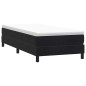 vidaXL Boxspringbett mit Matratze Schwarz 90x220 cm Samt vidaXL Boxspringbett mit Matratze Schwarz 90x220 cm Samt