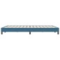 vidaXL Boxspringbett ohne Matratze Dunkelblau 140x220 cm Samt vidaXL Boxspringbett ohne Matratze Dunkelblau 140x220 cm Samt