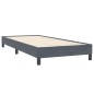 vidaXL Boxspringbett ohne Matratze Dunkelgrau 90x220 cm Samt vidaXL Boxspringbett ohne Matratze Dunkelgrau 90x220 cm Samt